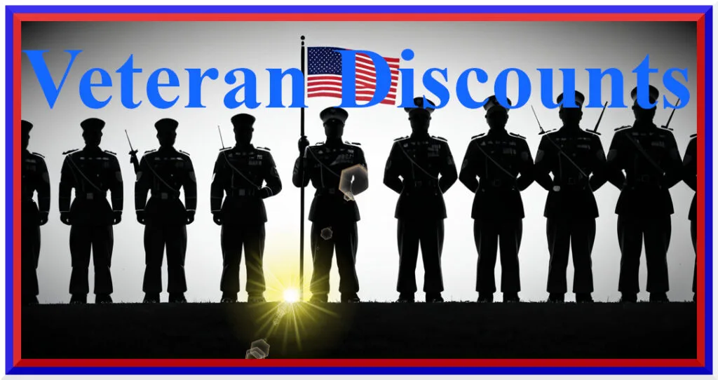 Veterans Discount Junk Removal with Patriotic Salute by Ryan's Junk Truck